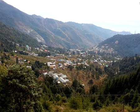 On the way to Triund