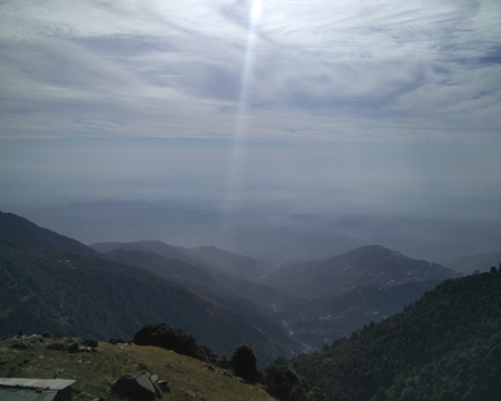 On the way to Triund