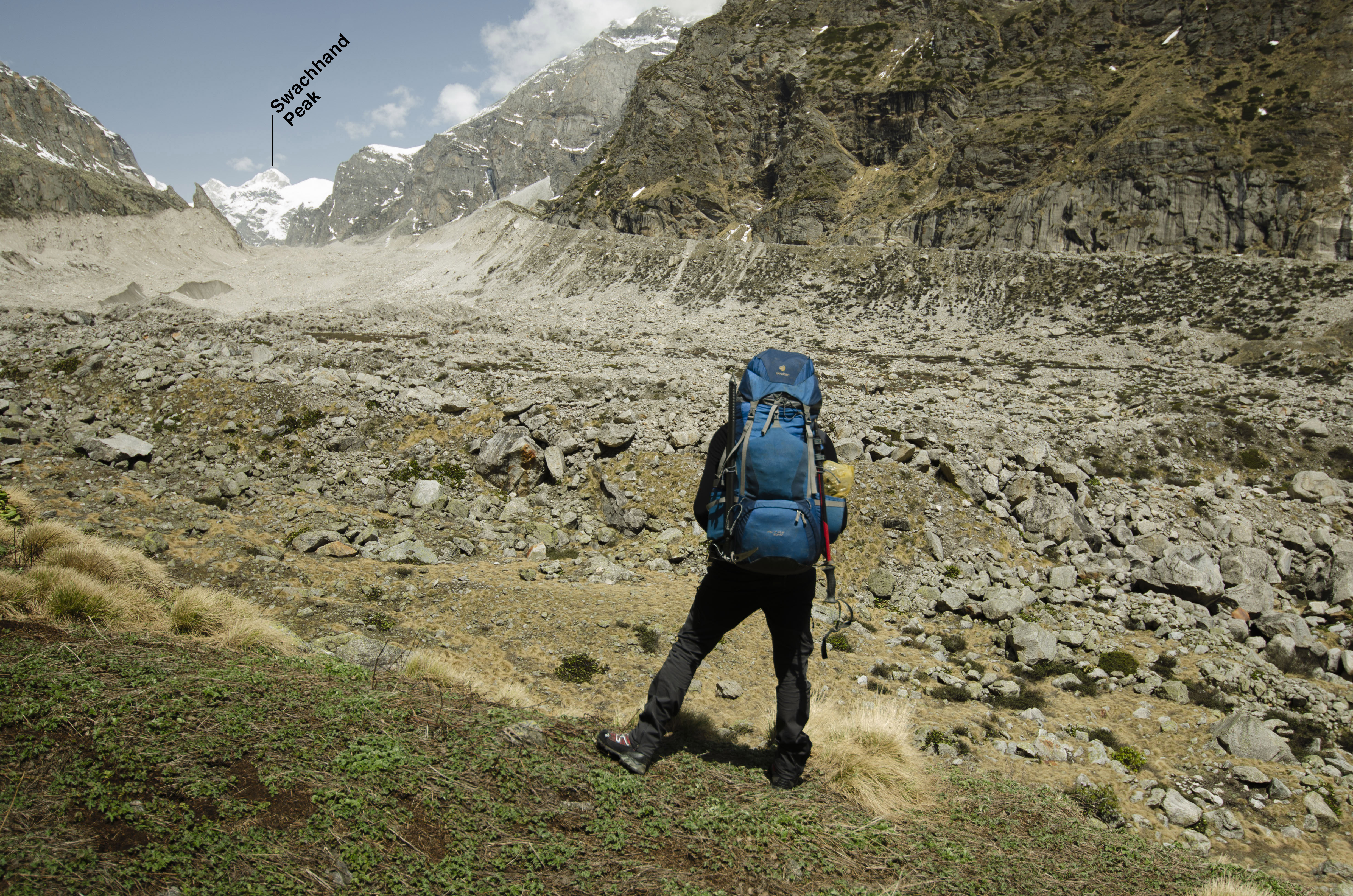 Peaks visible from the Satopanth Lake Trek