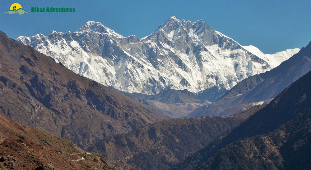 Mountain view from Everest base camp