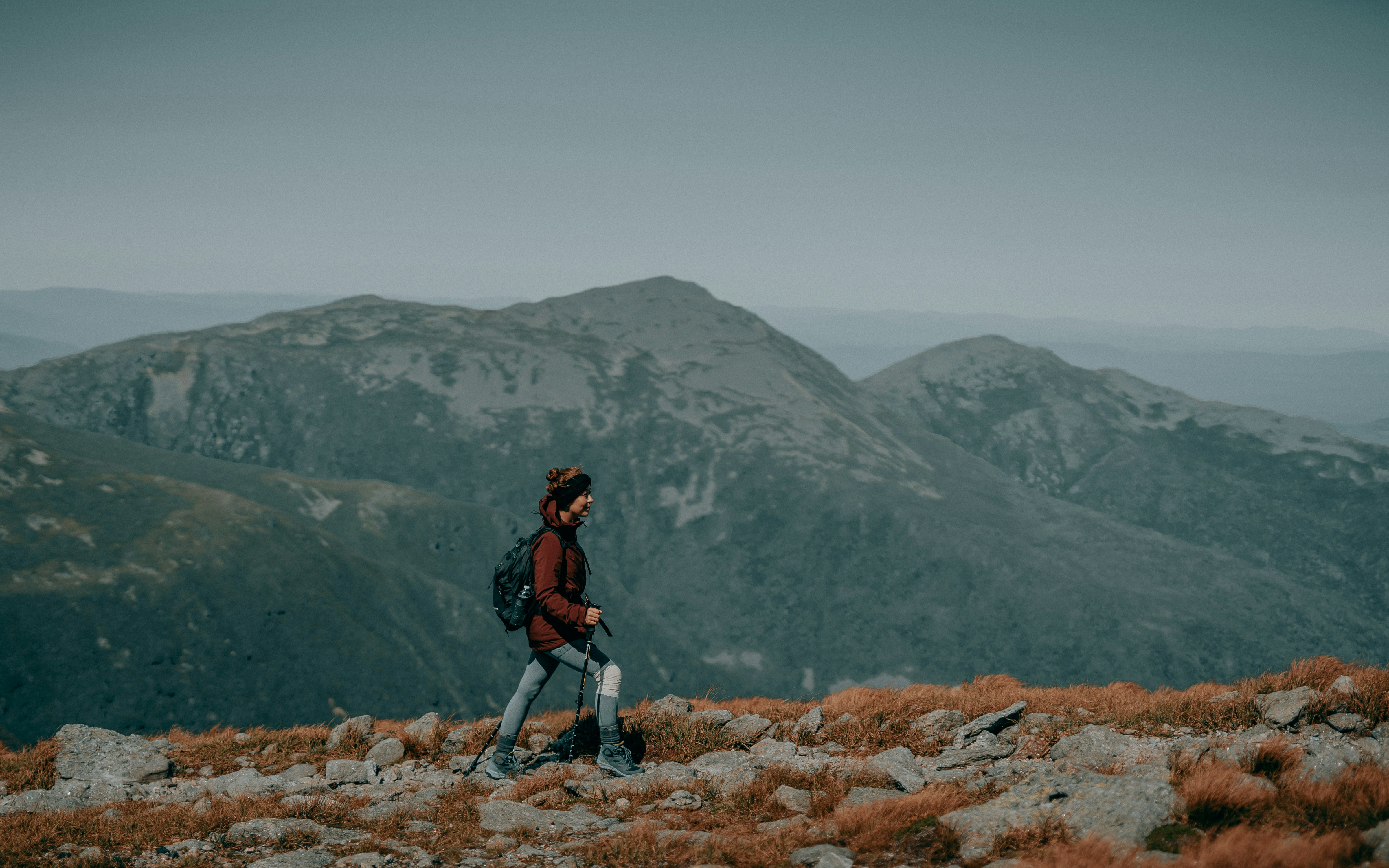 women on hike 