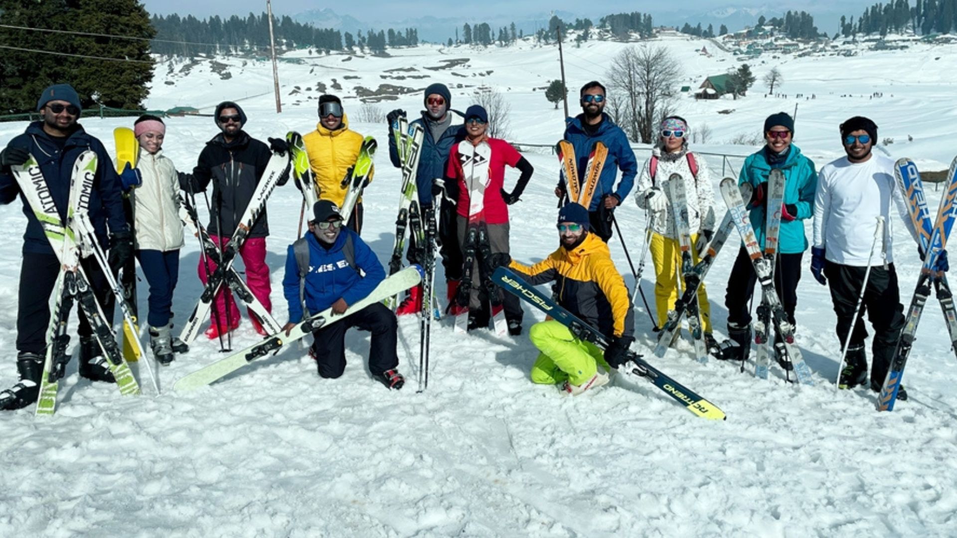 skiing in india 