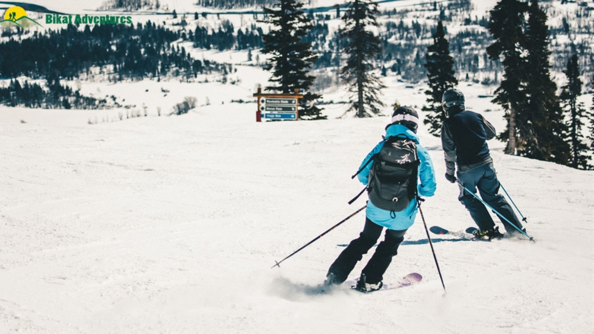 skiing slope