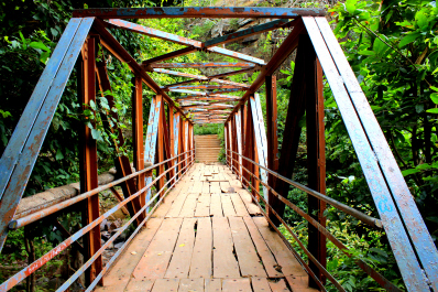 Foot Bridge Ahobilam Picture Bikat