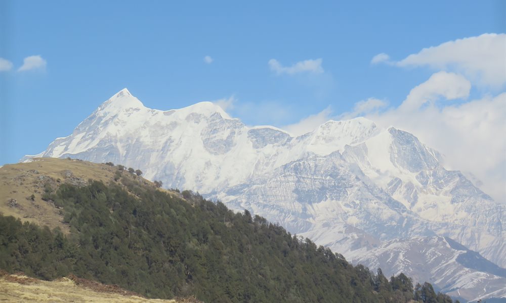 Peaks Visible from Brahmatal Lake Trek
