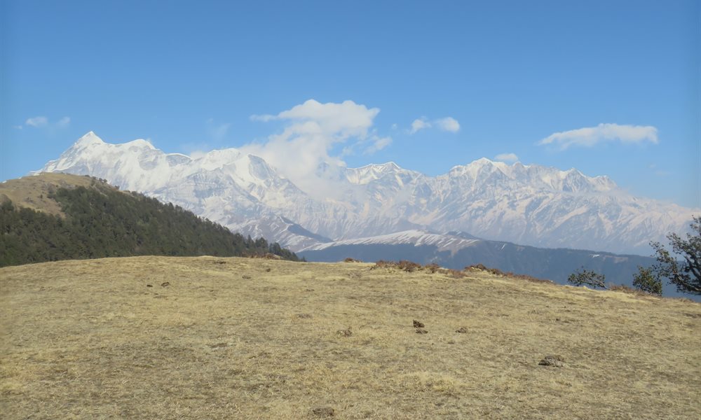 Peaks Visible from Brahmatal Lake Trek