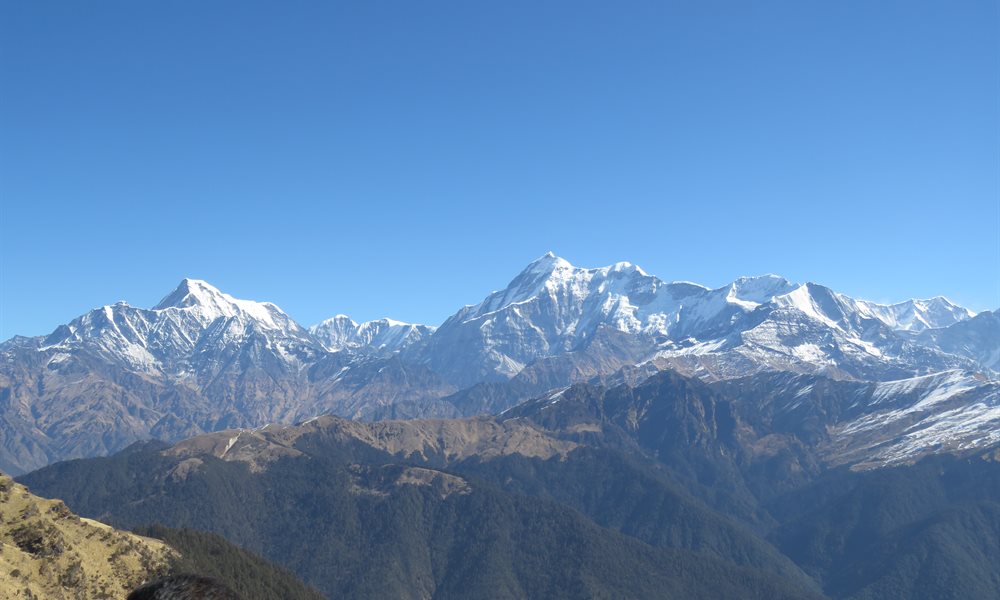 Peaks Visible from Brahmatal Lake Trek