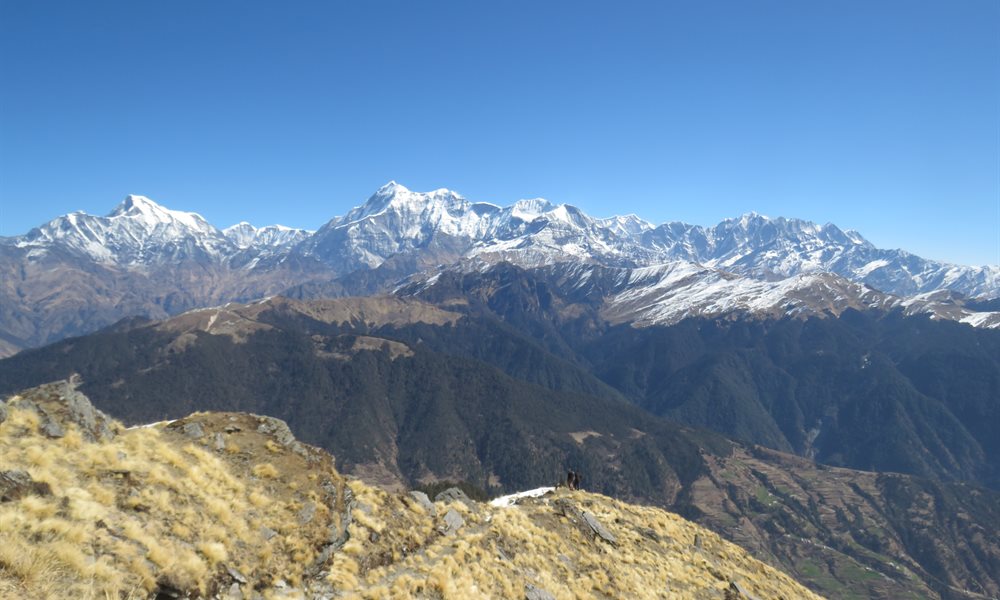 Peaks Visible from Brahmatal Lake Trek