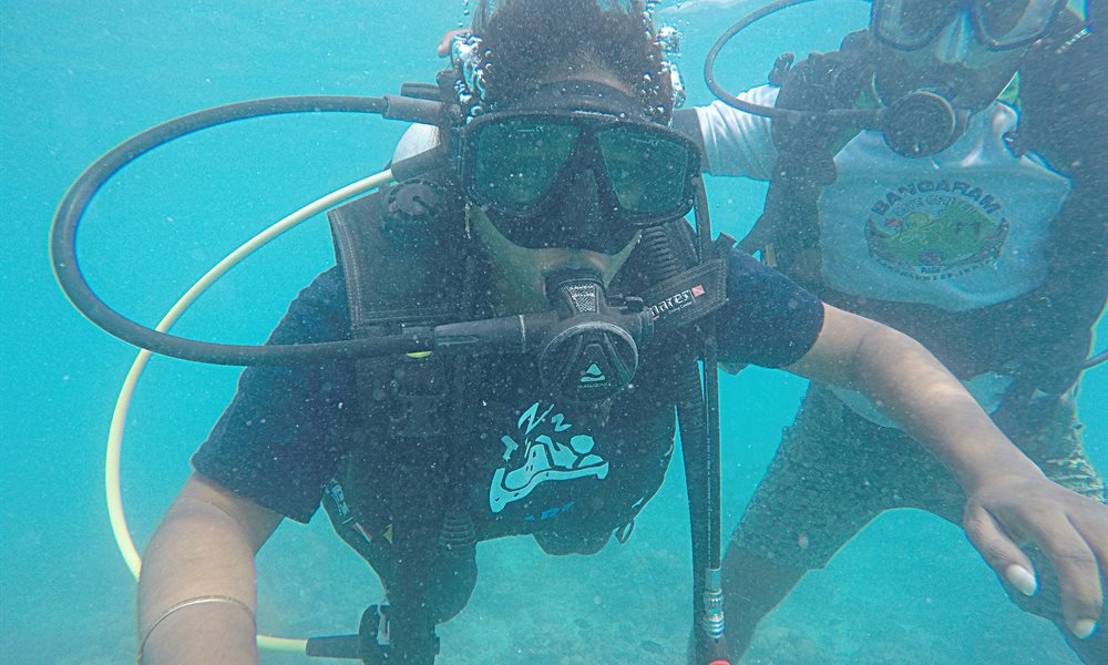 The diving experience in Bangaram
