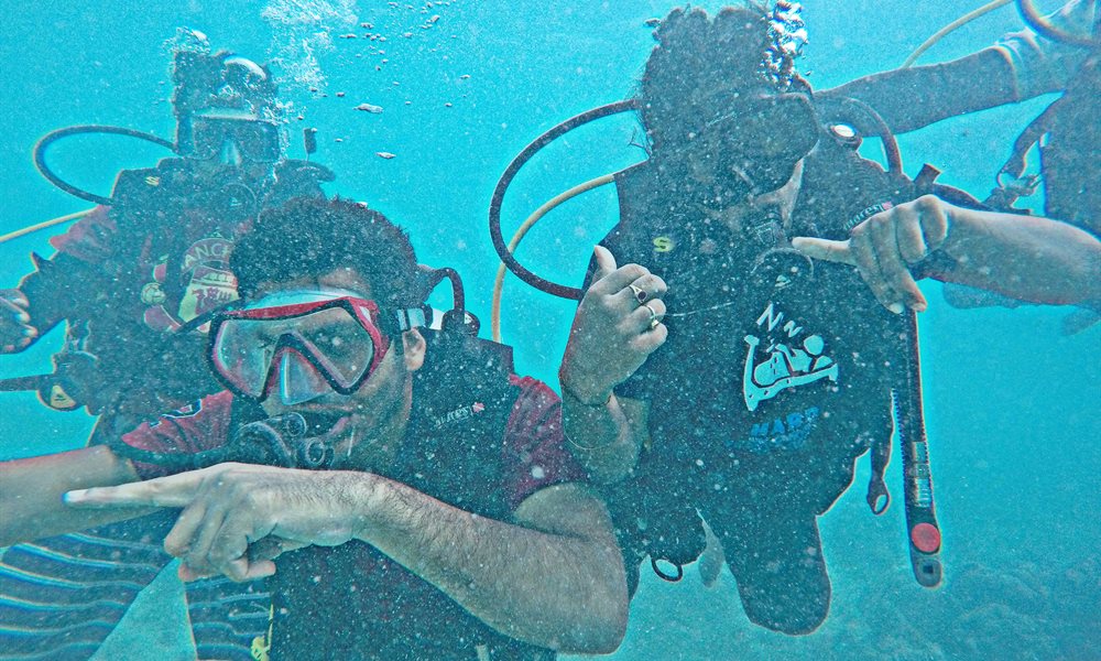The diving experience in Bangaram