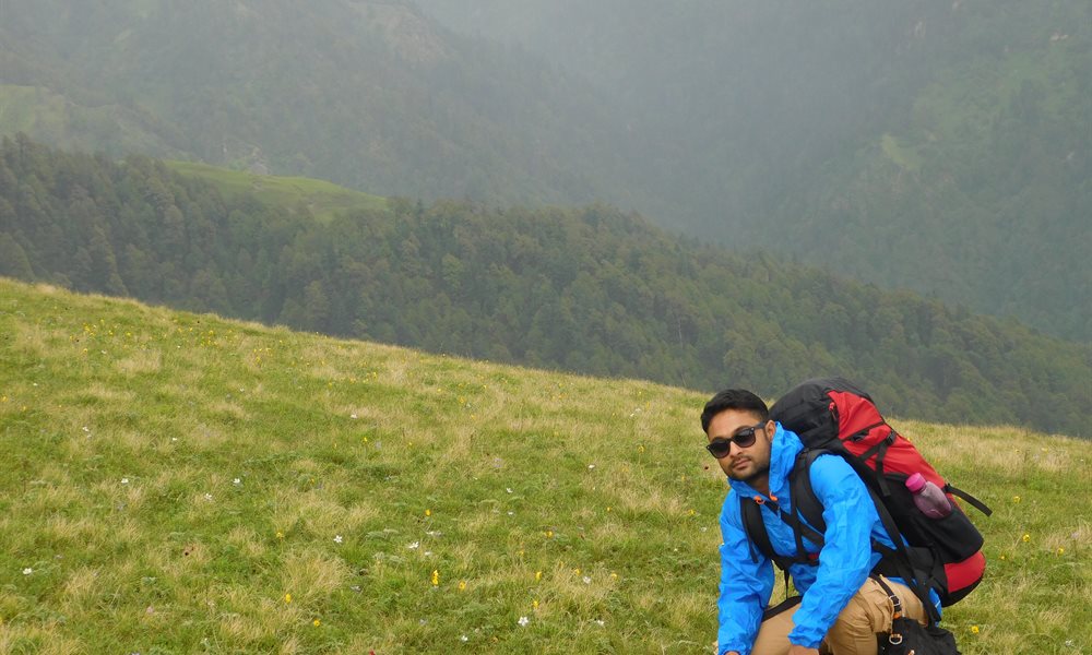 Push Ups at Roopkund