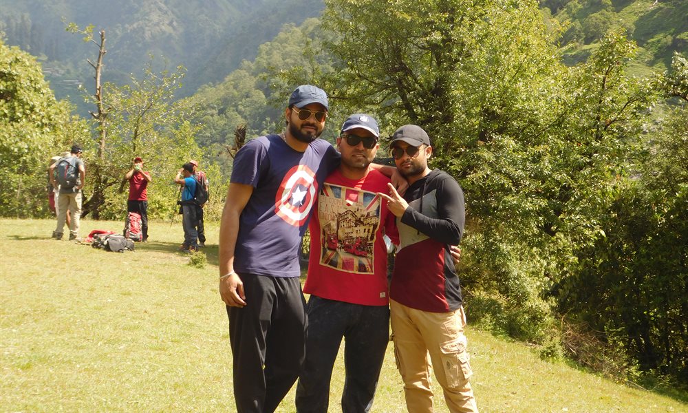 Push Ups at Roopkund
