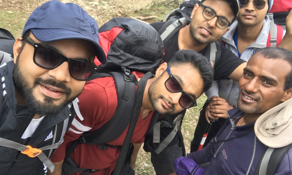 Push Ups at Roopkund