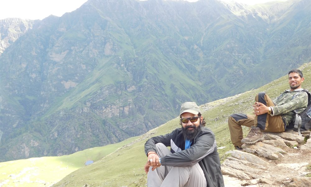 Push Ups at Roopkund