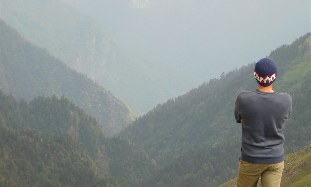 Push Ups at Roopkund