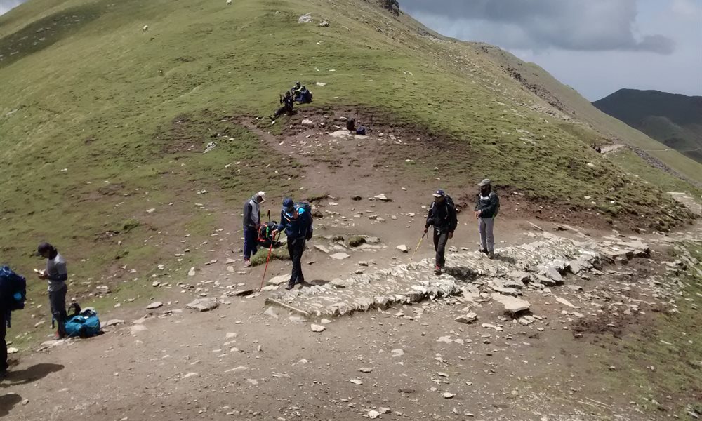Push Ups at Roopkund