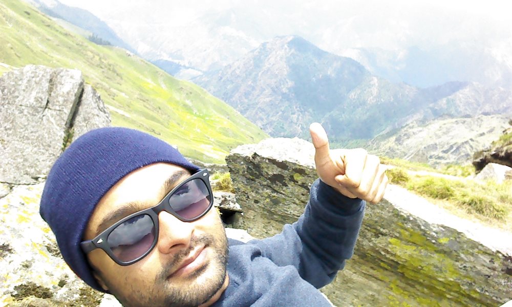 Push Ups at Roopkund