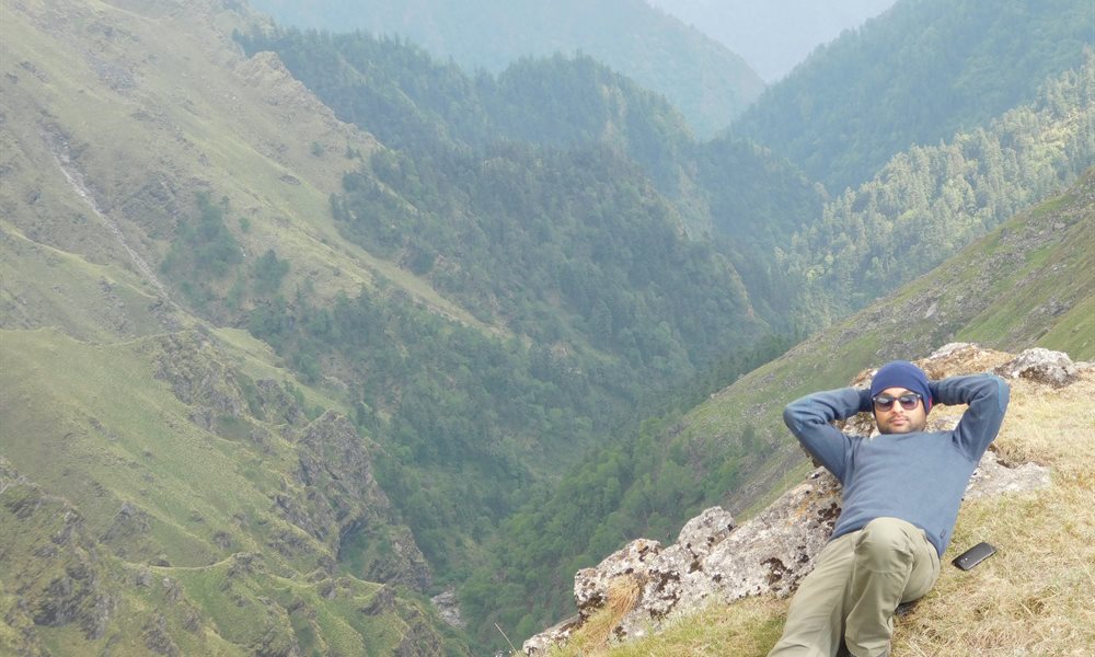 Push Ups at Roopkund