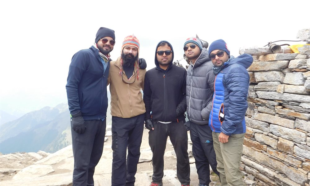 Push Ups at Roopkund