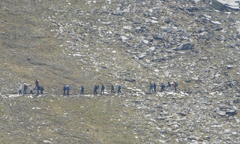 Push Ups at Roopkund