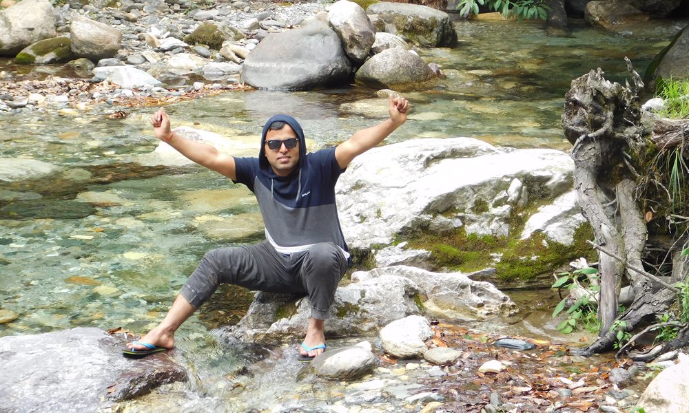 Push Ups at Roopkund