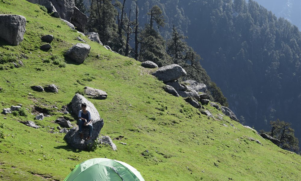 First Trek  (Bhagsu and Triund, Mcleodganj)