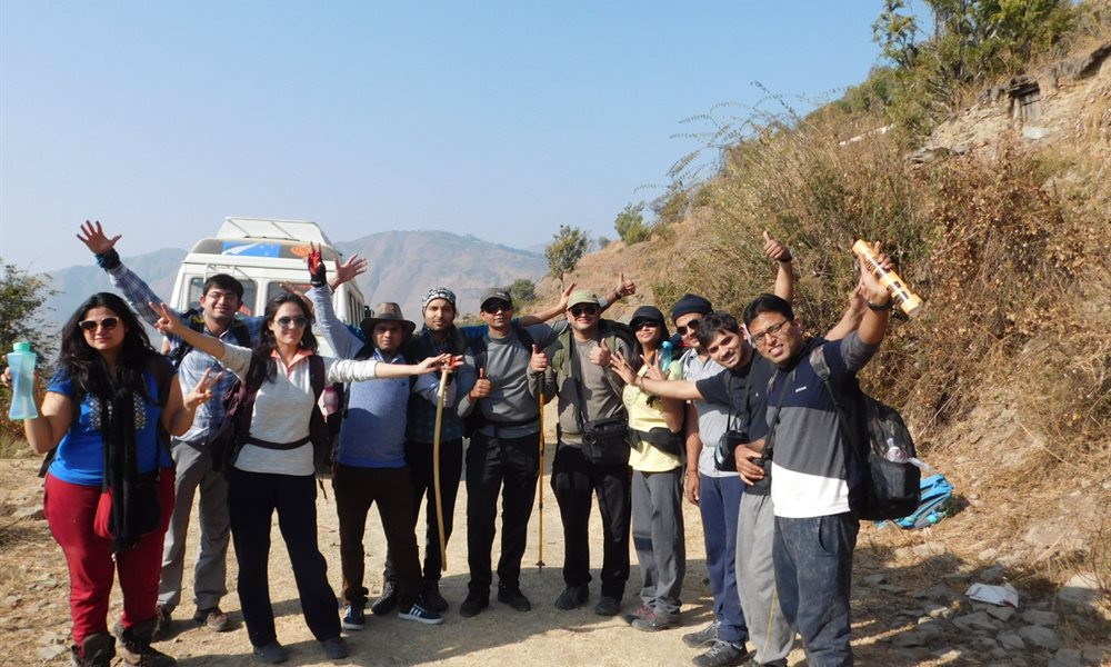 Happiness is....Hiking with friends (My First Trek)
