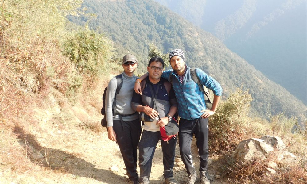 Happiness is....Hiking with friends (My First Trek)
