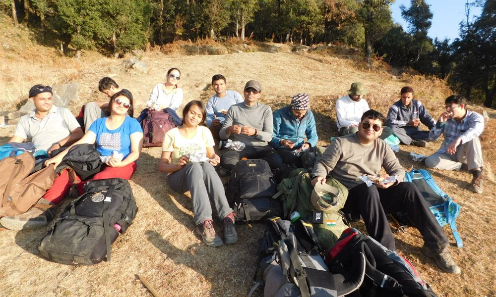 Happiness is....Hiking with friends (My First Trek)