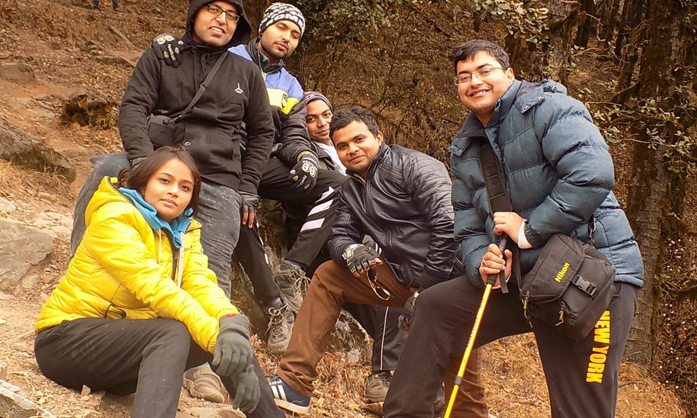 Happiness is....Hiking with friends (My First Trek)