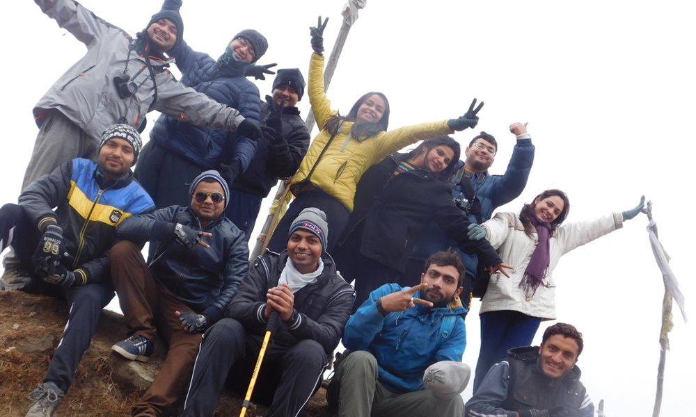 Happiness is....Hiking with friends (My First Trek)