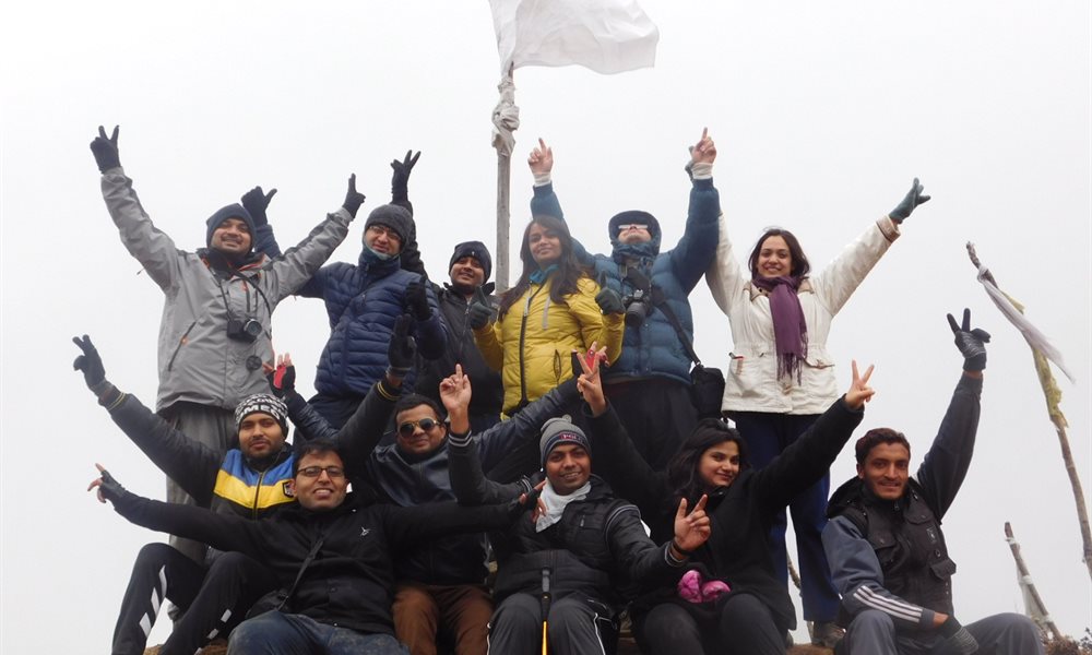 Happiness is....Hiking with friends (My First Trek)