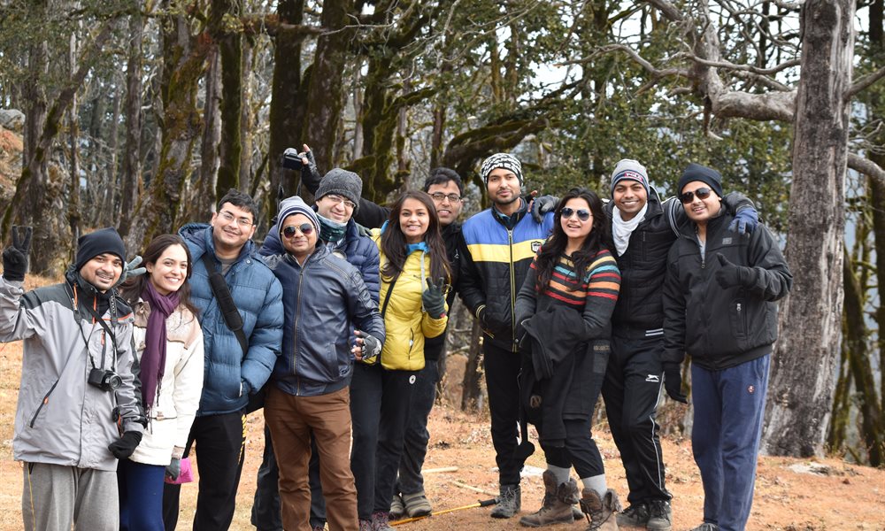 Happiness is....Hiking with friends (My First Trek)