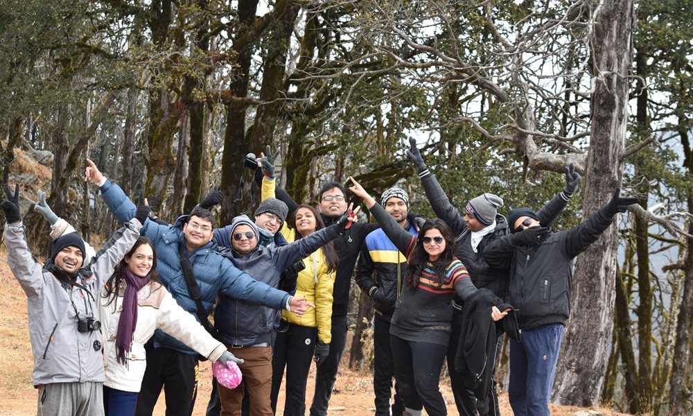 Happiness is....Hiking with friends (My First Trek)