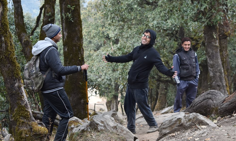 Happiness is....Hiking with friends (My First Trek)