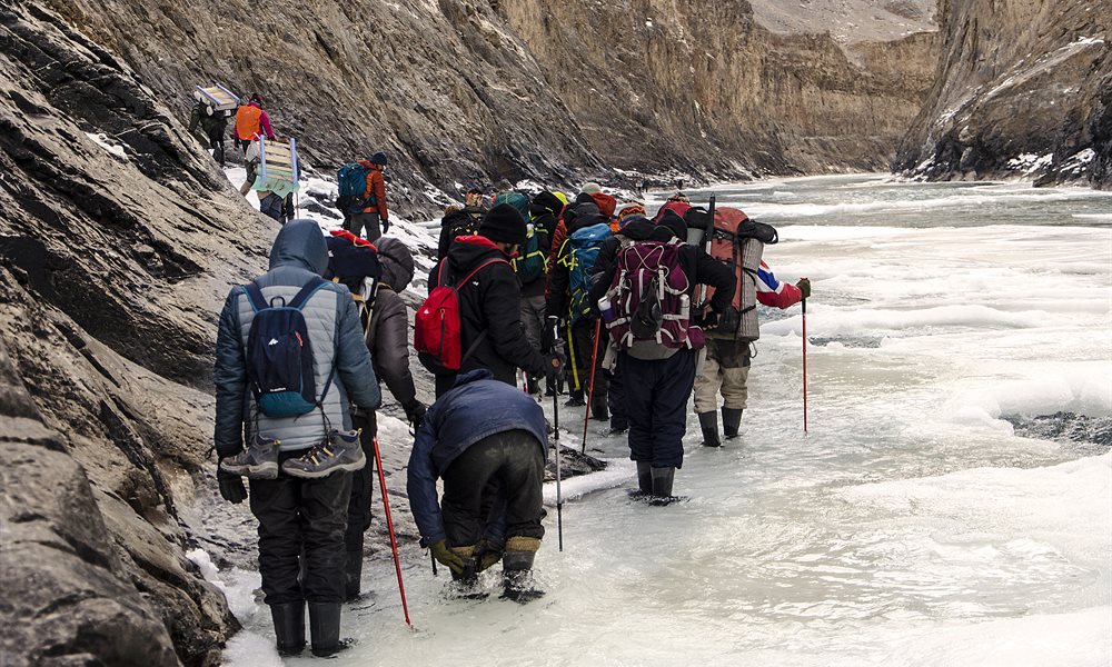 What are the dangers involved on Chadar Trek?