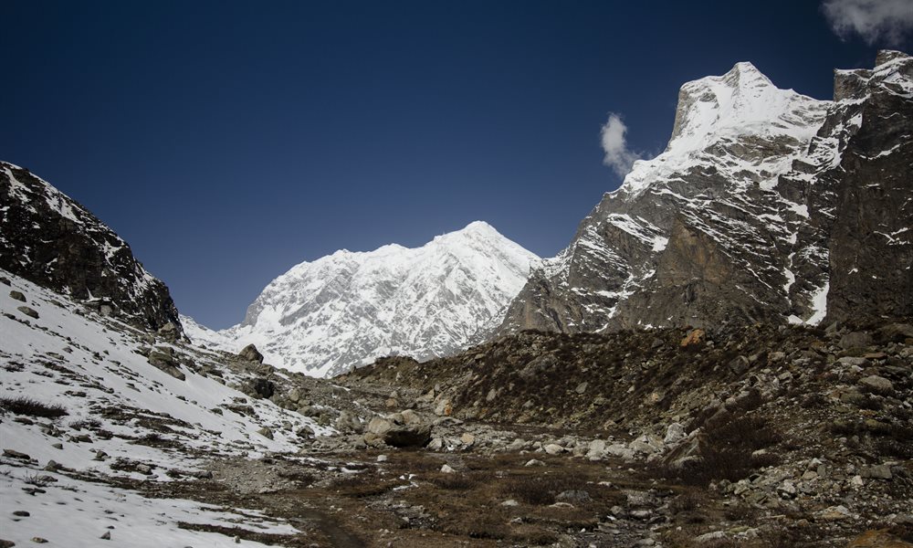 Peaks visible from the Satopanth Lake Trek