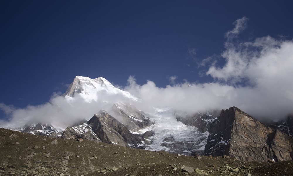 Peaks visible from the Satopanth Lake Trek
