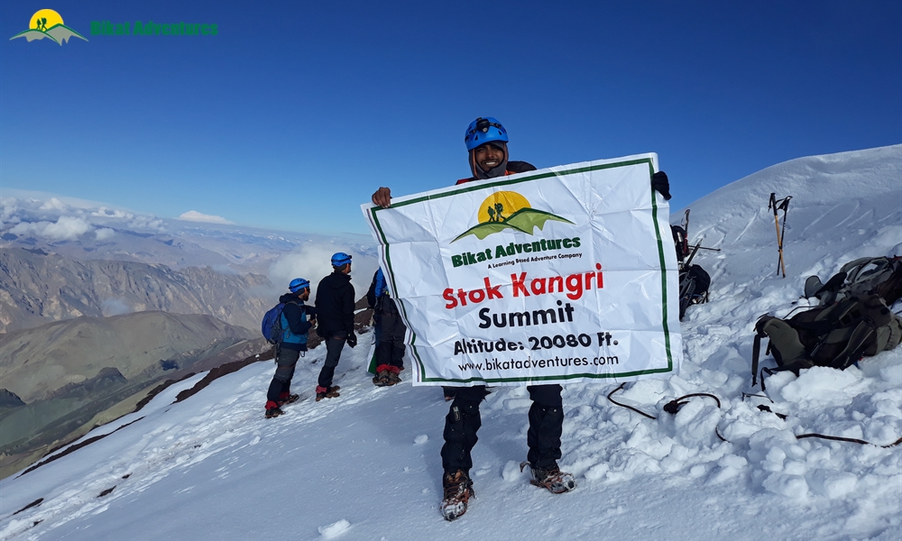 The experience that Stok Kangri is...