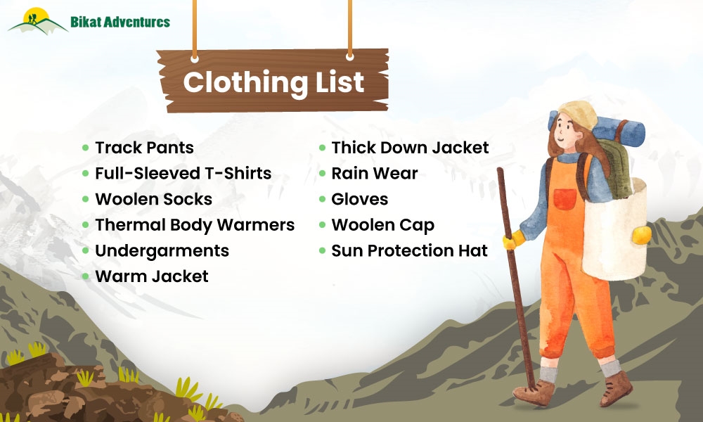 Packing List For Everest Base Camp Trek 
