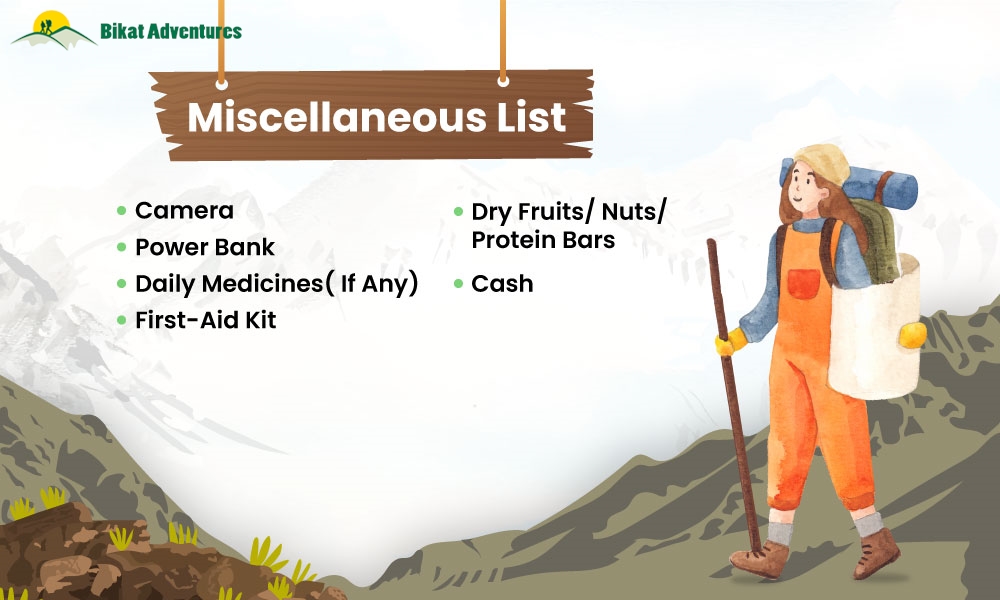 Packing List For Everest Base Camp Trek 
