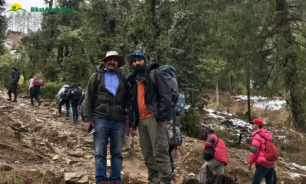KEDARKANTHA TREK  IN MARCH A PHOTO STORY