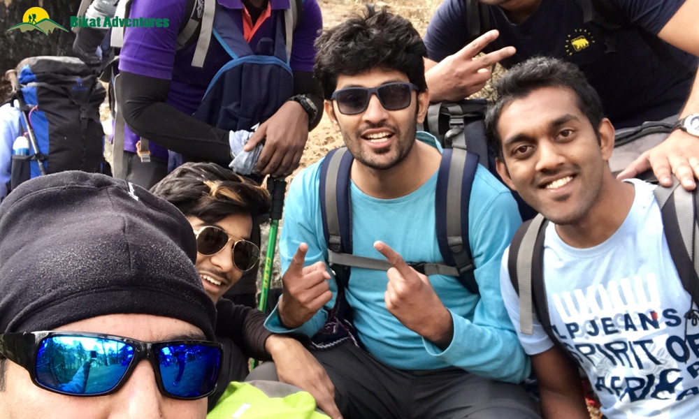 KEDARKANTHA TREK  IN MARCH A PHOTO STORY