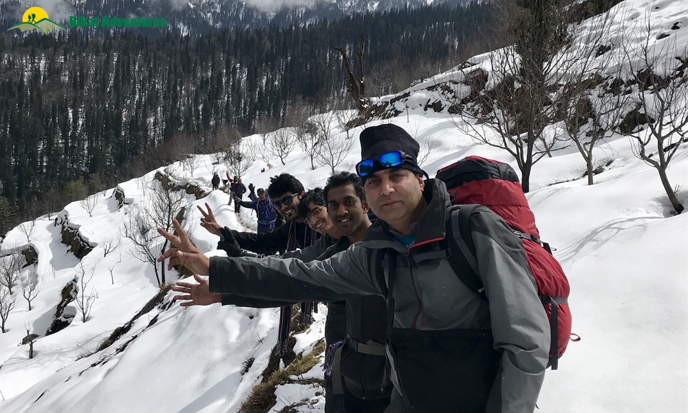 KEDARKANTHA TREK  IN MARCH A PHOTO STORY