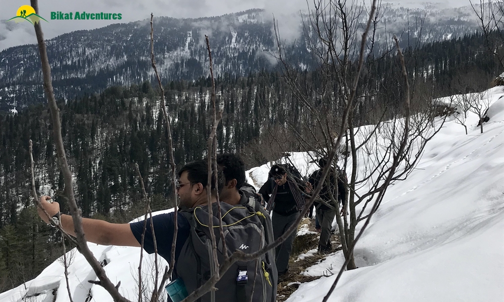 KEDARKANTHA TREK  IN MARCH A PHOTO STORY