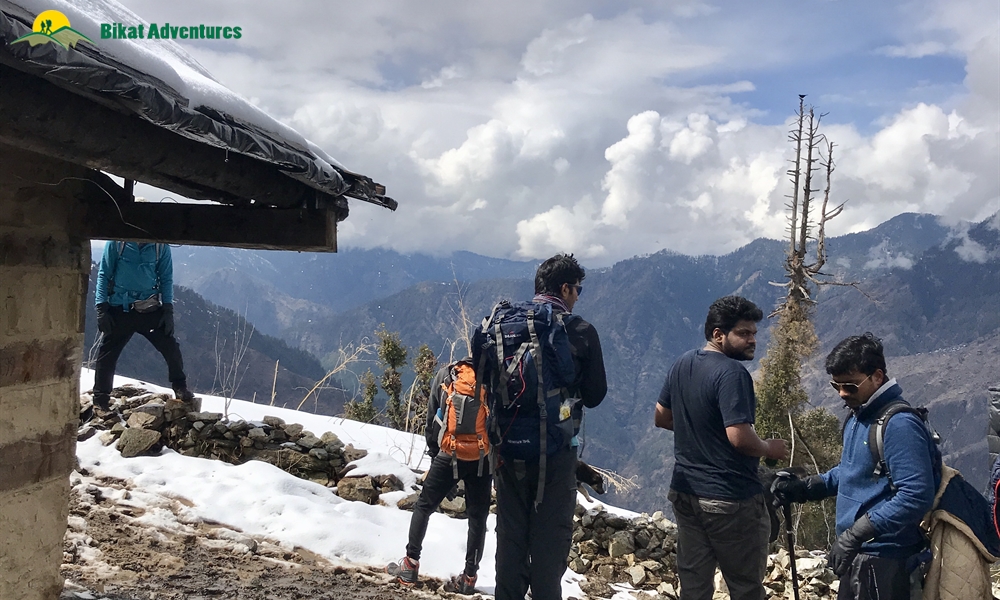 KEDARKANTHA TREK  IN MARCH A PHOTO STORY