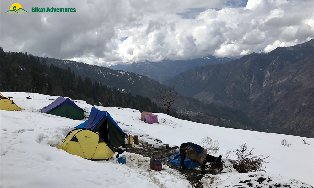 KEDARKANTHA TREK  IN MARCH A PHOTO STORY