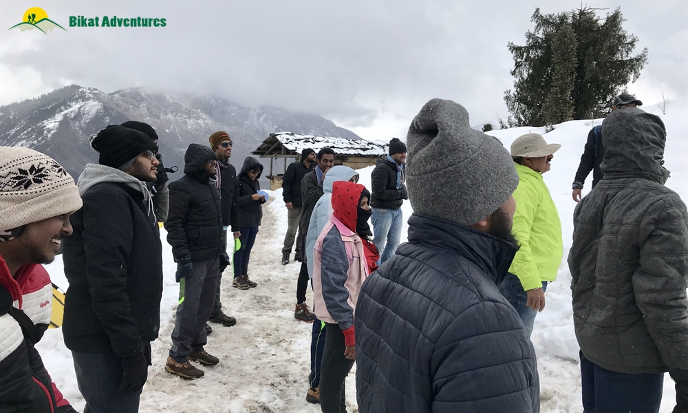 KEDARKANTHA TREK  IN MARCH A PHOTO STORY