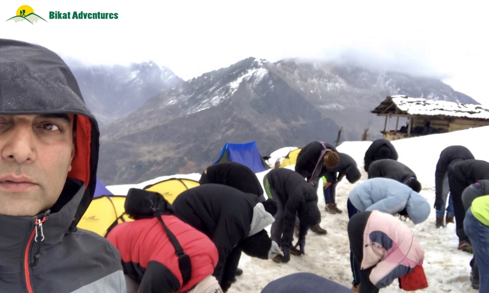 KEDARKANTHA TREK  IN MARCH A PHOTO STORY