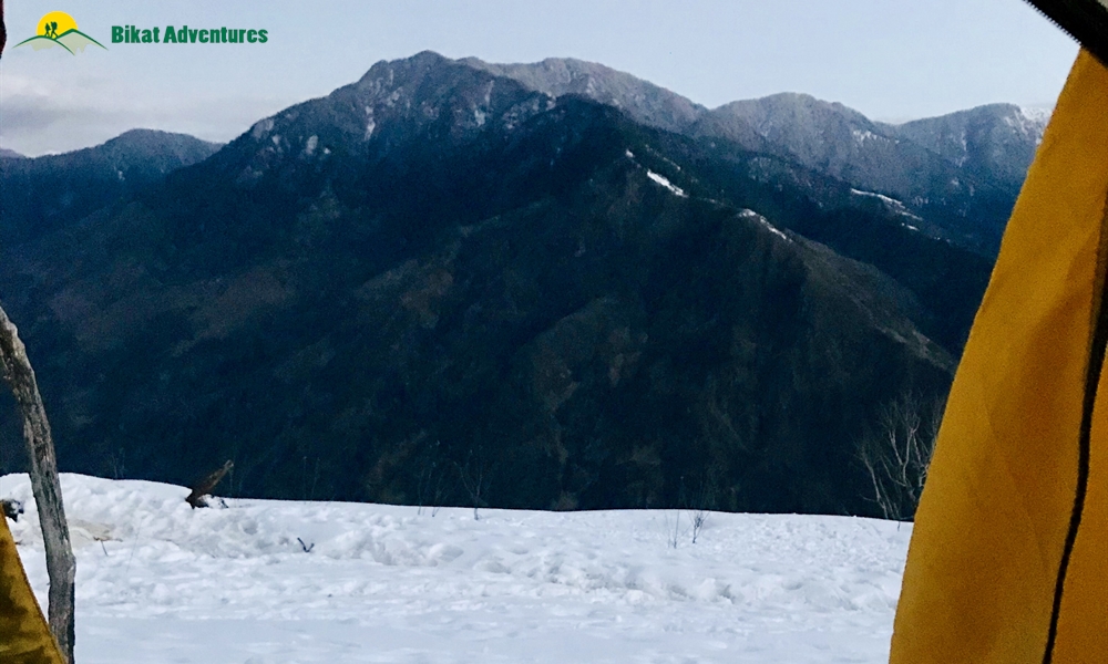 KEDARKANTHA TREK  IN MARCH A PHOTO STORY